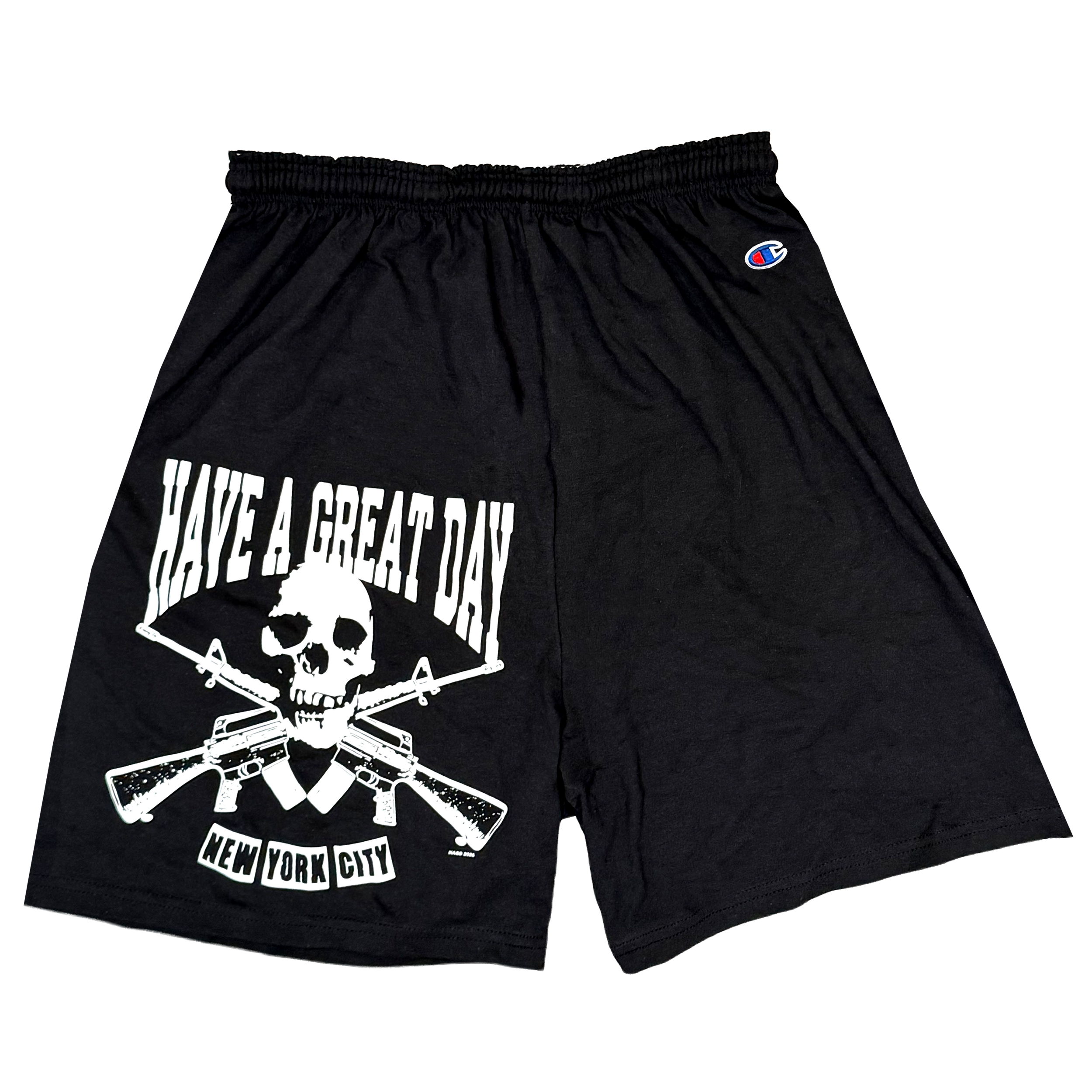 BLACK COTTON SHORTS