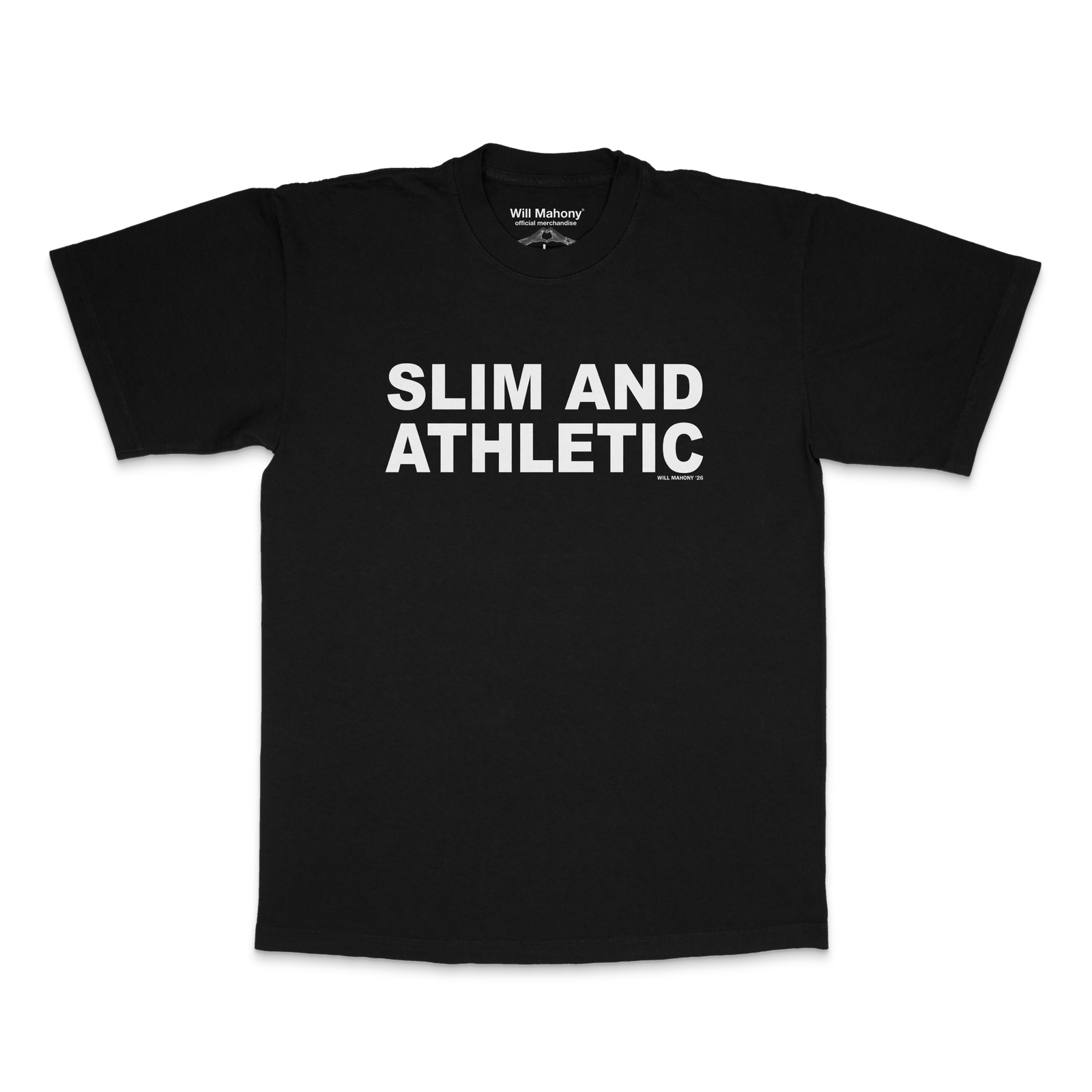 SLIM AND ATHLETIC TEE (BLACK)