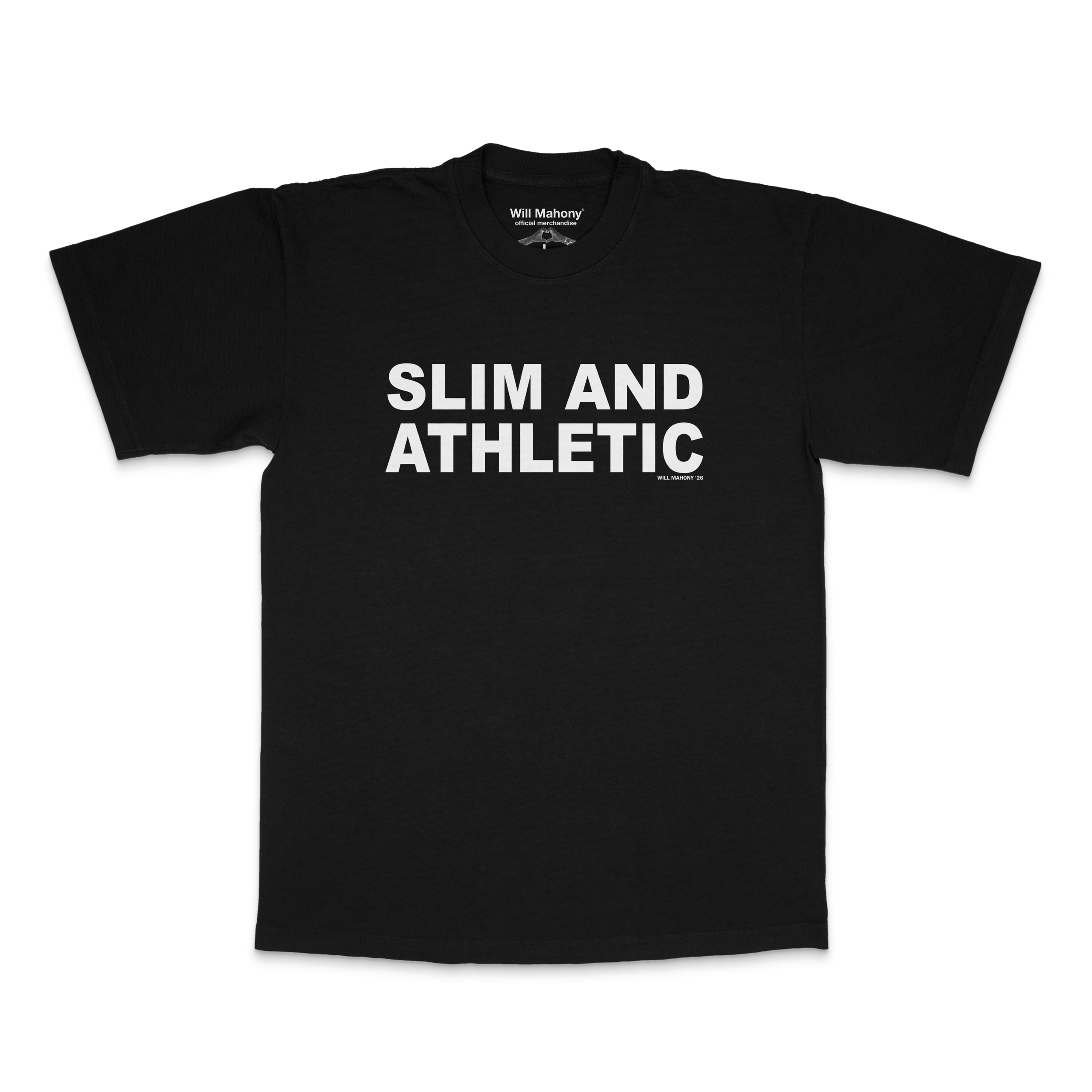 SLIM AND ATHLETIC TEE (BLACK)
