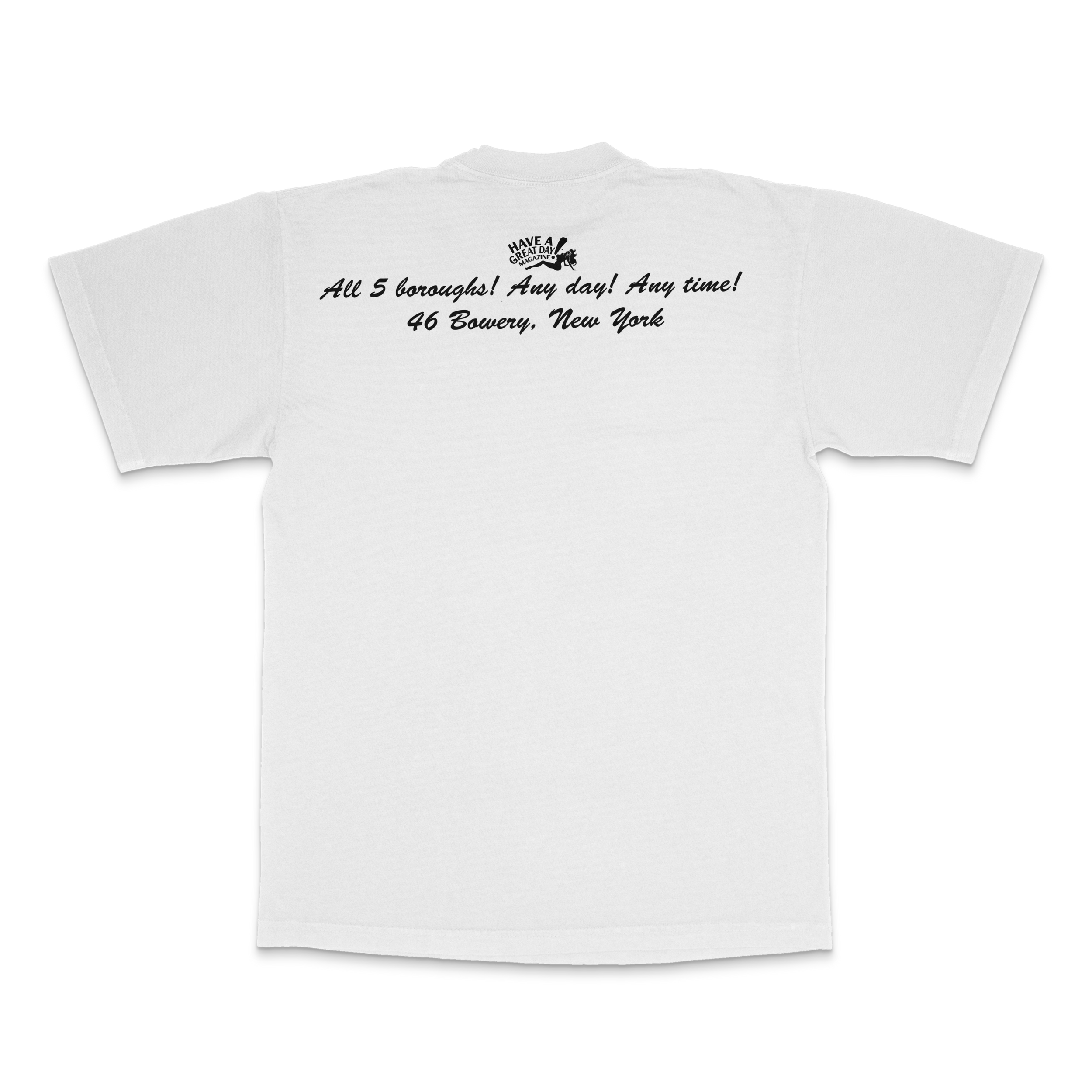 BADA BING TEE WHITE